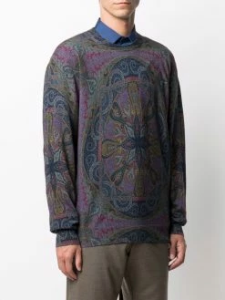 ETRO pull à imprimé graphique