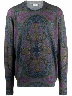 ETRO pull à imprimé graphique