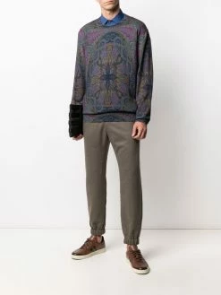 ETRO pull à imprimé graphique