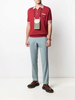 ETRO polo à bords rayés