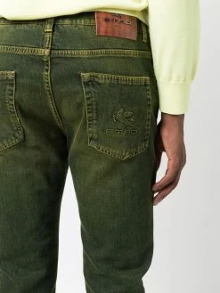 ETRO jean droit à taille mi-haute