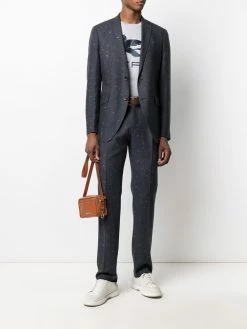 ETRO pantalon rayé à fleurs