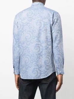 ETRO chemise à fleurs en jacquard