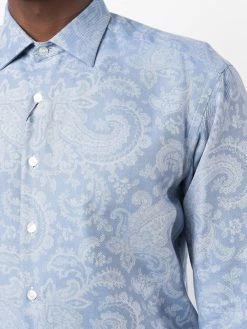 ETRO chemise à fleurs en jacquard