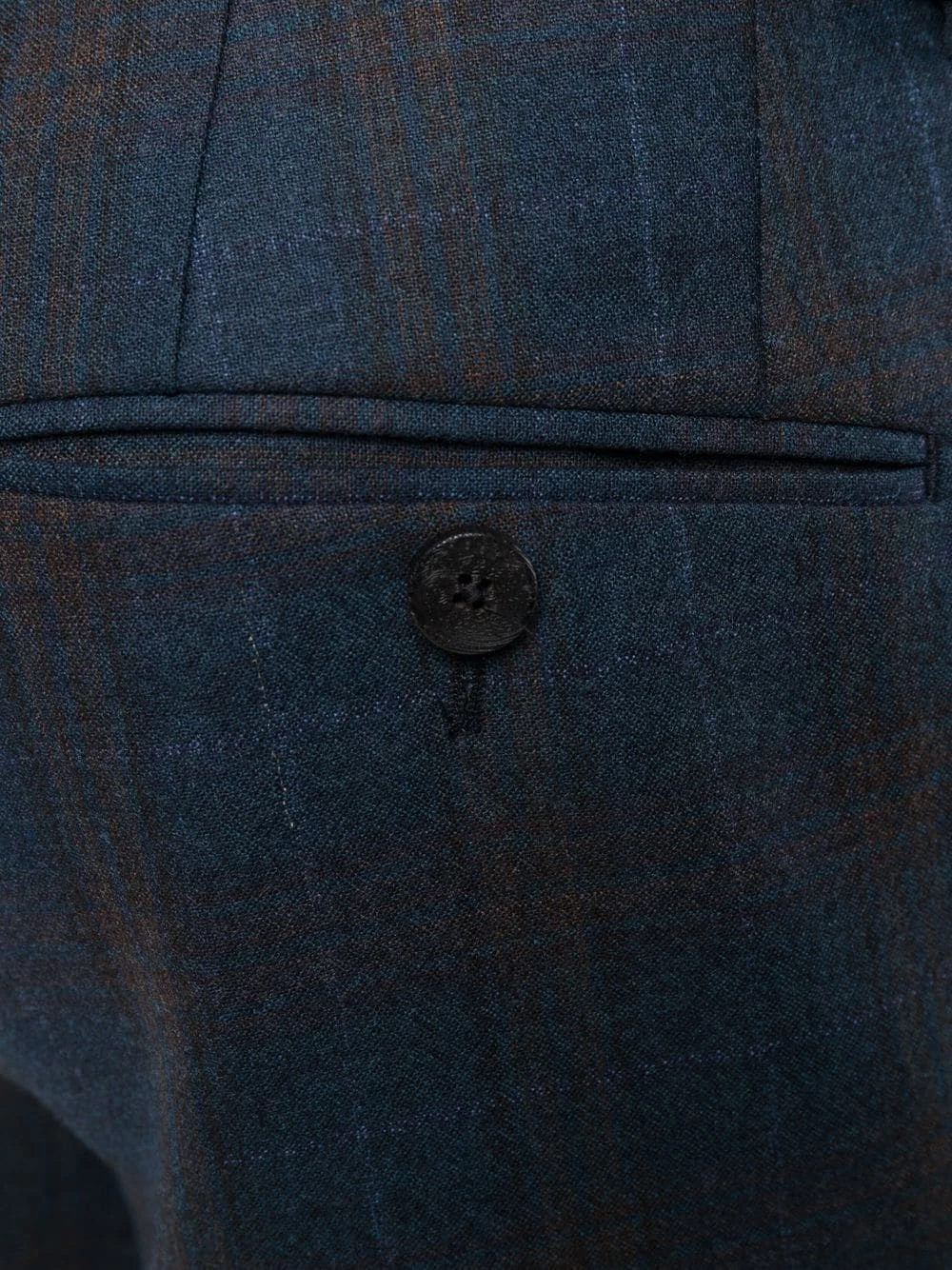 ETRO Prix Raisonnable Blazer droit à motif tartan costumes habillés homme 6 ETRO blazer droit à motif tartan