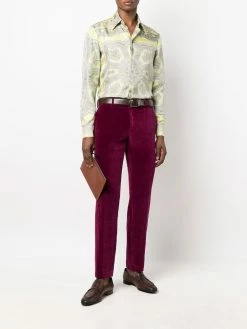 ETRO Pantalon slim en velours Prix Dégriffé pantalons droits homme 8 ETRO pantalon slim en velours