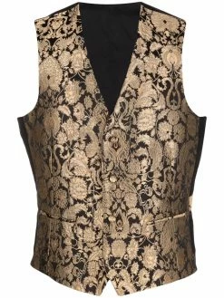 ETRO veston fleuri à effet baroque