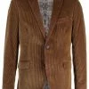 ETRO blazer Ribbed Velvet à simple boutonnage