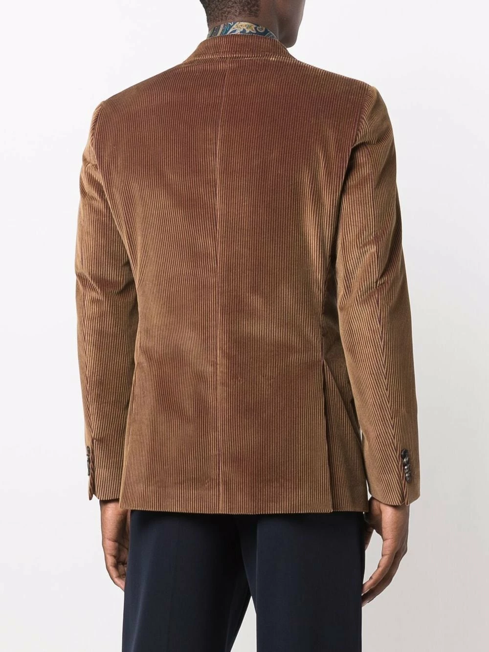 Prix Discount ETRO Blazer Ribbed Velvet à simple boutonnage blazers homme 4 ETRO blazer Ribbed Velvet à simple boutonnage