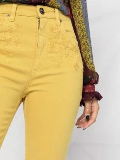 ETRO jean skinny à taille haute
