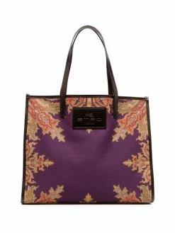 ETRO sac porté épaule à motif cachemire