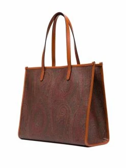 ETRO sac à main brodé à motif cachemire