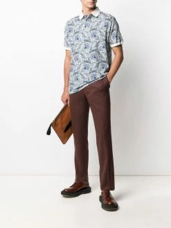 ETRO polo à imprimé cachemire
