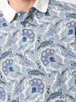 ETRO polo à imprimé cachemire