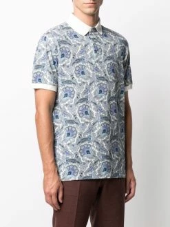 ETRO polo à imprimé cachemire