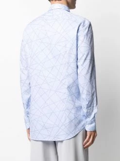 ETRO chemise rayée à motif cachemire