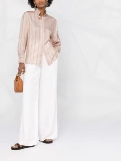 ETRO chemise rayée en soie