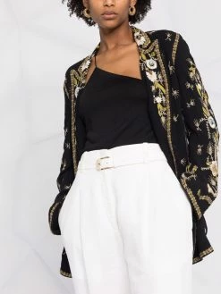 ETRO Veste ceinturée à broderies Prix Distinctifs blazers femme 10 ETRO veste ceinturée à broderies