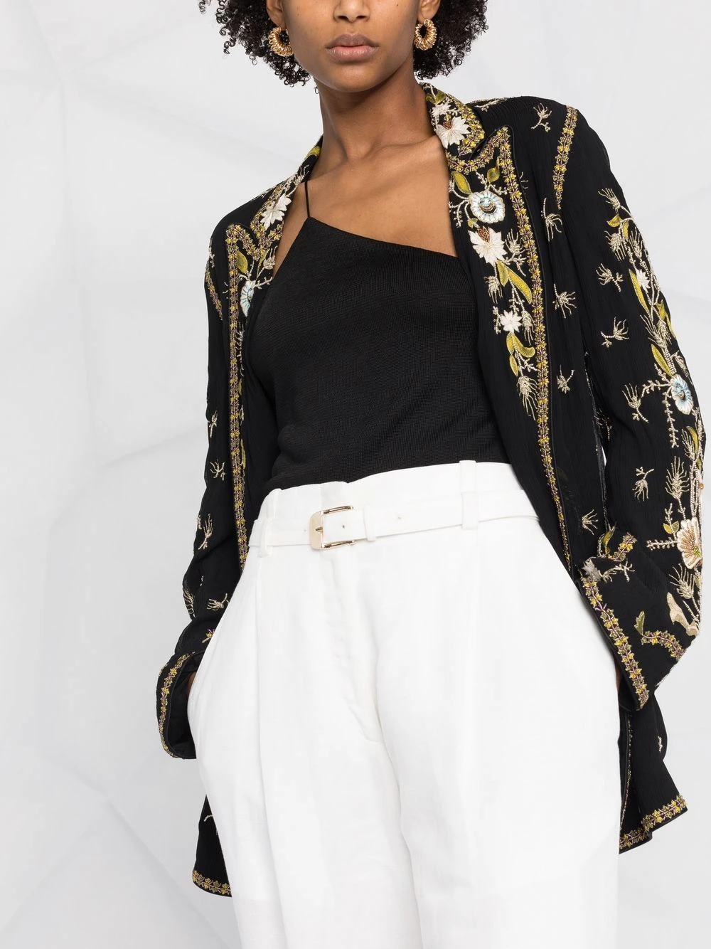 ETRO Veste ceinturée à broderies Prix Distinctifs blazers femme 5 ETRO veste ceinturée à broderies