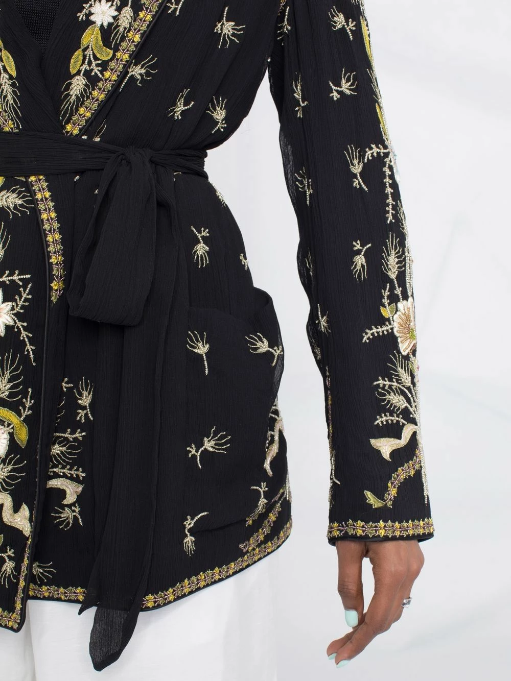ETRO Veste ceinturée à broderies Prix Distinctifs blazers femme 3 ETRO veste ceinturée à broderies
