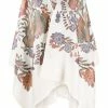 ETRO manteau-cape à fleurs brodées