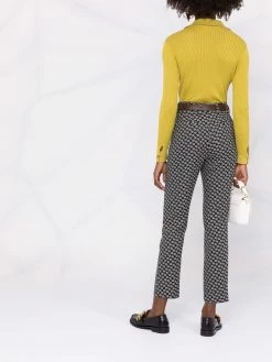 ETRO pantalon droit à fleurs