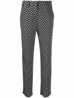 ETRO pantalon droit à fleurs