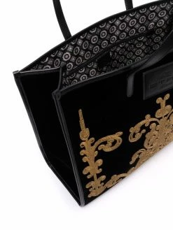ETRO sac à main en cuir à broderies
