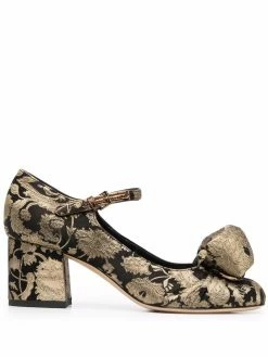 ETRO escarpins à fleurs brodées