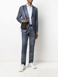 ETRO pantalon de costume à carreaux