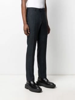 ETRO pantalon slim à motif cachemire