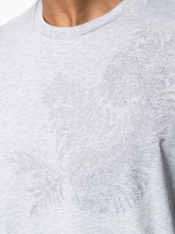 ETRO t-shirt à fleurs brodées