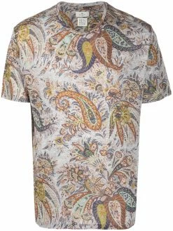ETRO t-shirt à imprimé cachemire