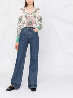 ETRO cardigan imprimé à col rond