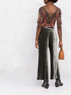 ETRO pantalon ample à taille plissée