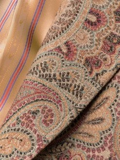 ETRO manteau croisé à motif cachemire