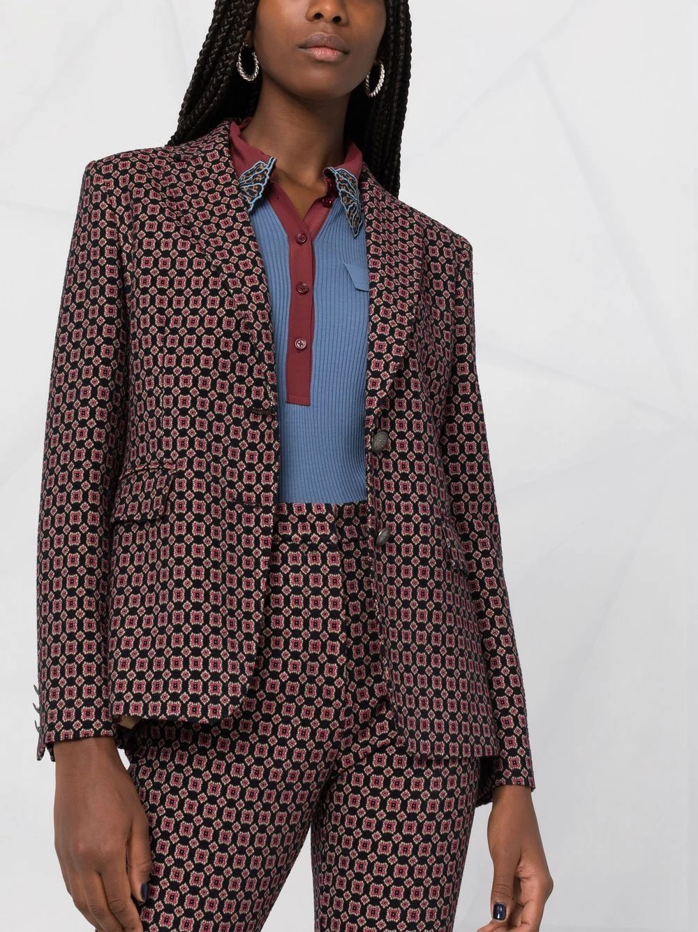 Qualité Excellente ETRO Blazer à simple boutonnage blazers femme 5 ETRO blazer à simple boutonnage
