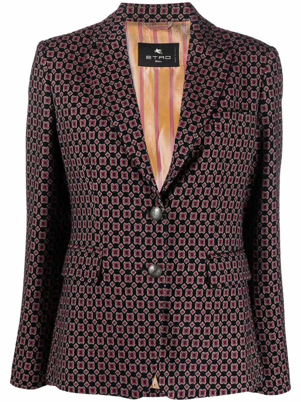 Qualité Excellente ETRO Blazer à simple boutonnage blazers femme 1 ETRO blazer à simple boutonnage