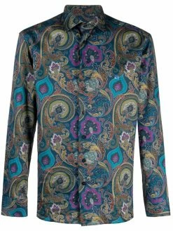 ETRO chemise à imprimé cachemire