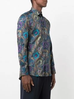 ETRO chemise à imprimé cachemire