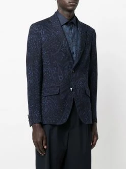 ETRO blazer à motif cachemire
