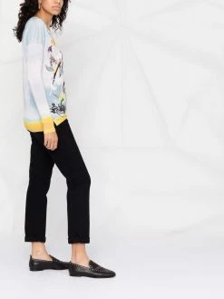 ETRO pull à imprimé Birds of Paradise