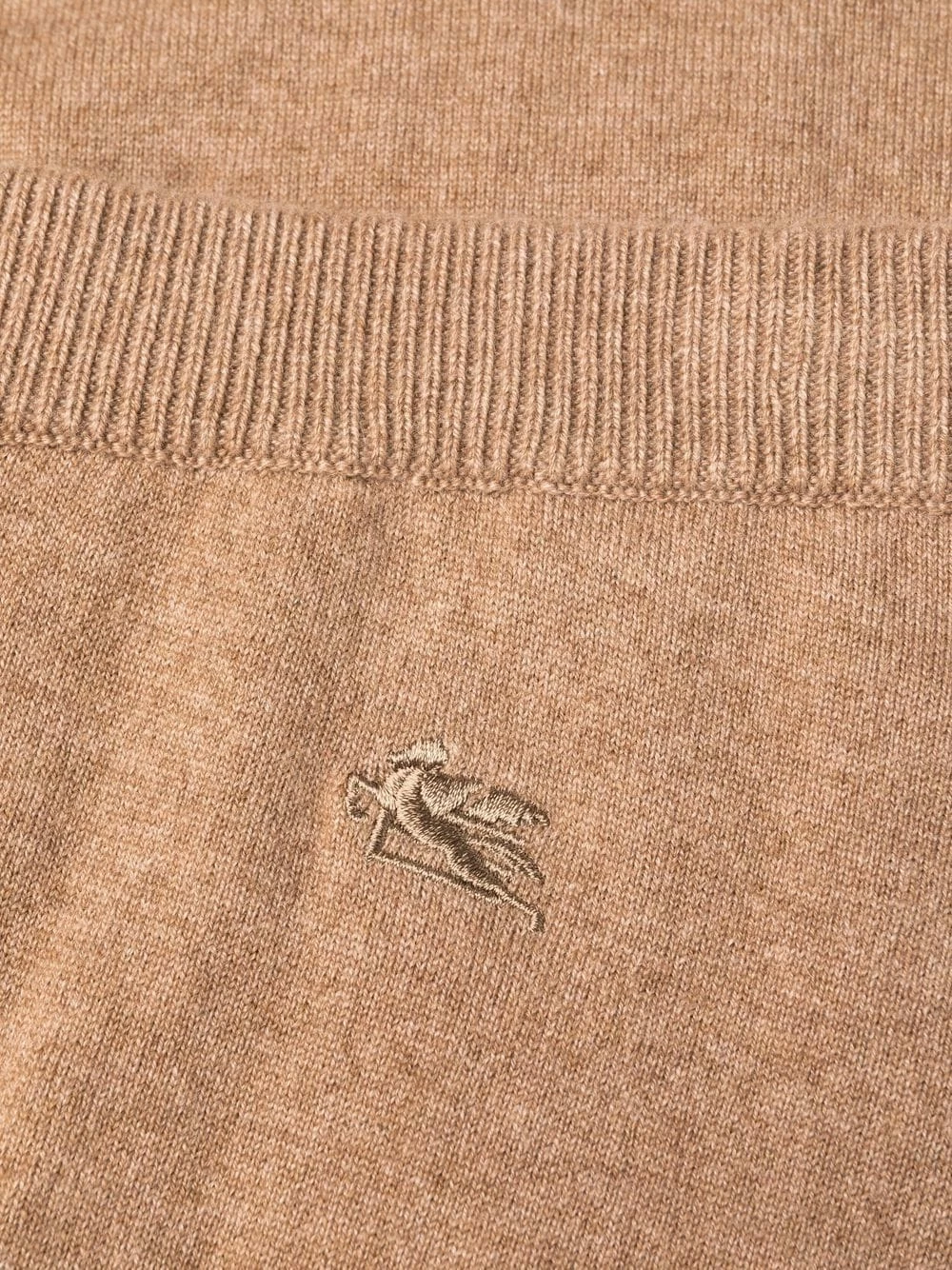 Prix De Lancement ETRO Pantalon court en cachemire à logo brodé pantalons raccourcis femme 8 ETRO pantalon court en cachemire à logo brodé