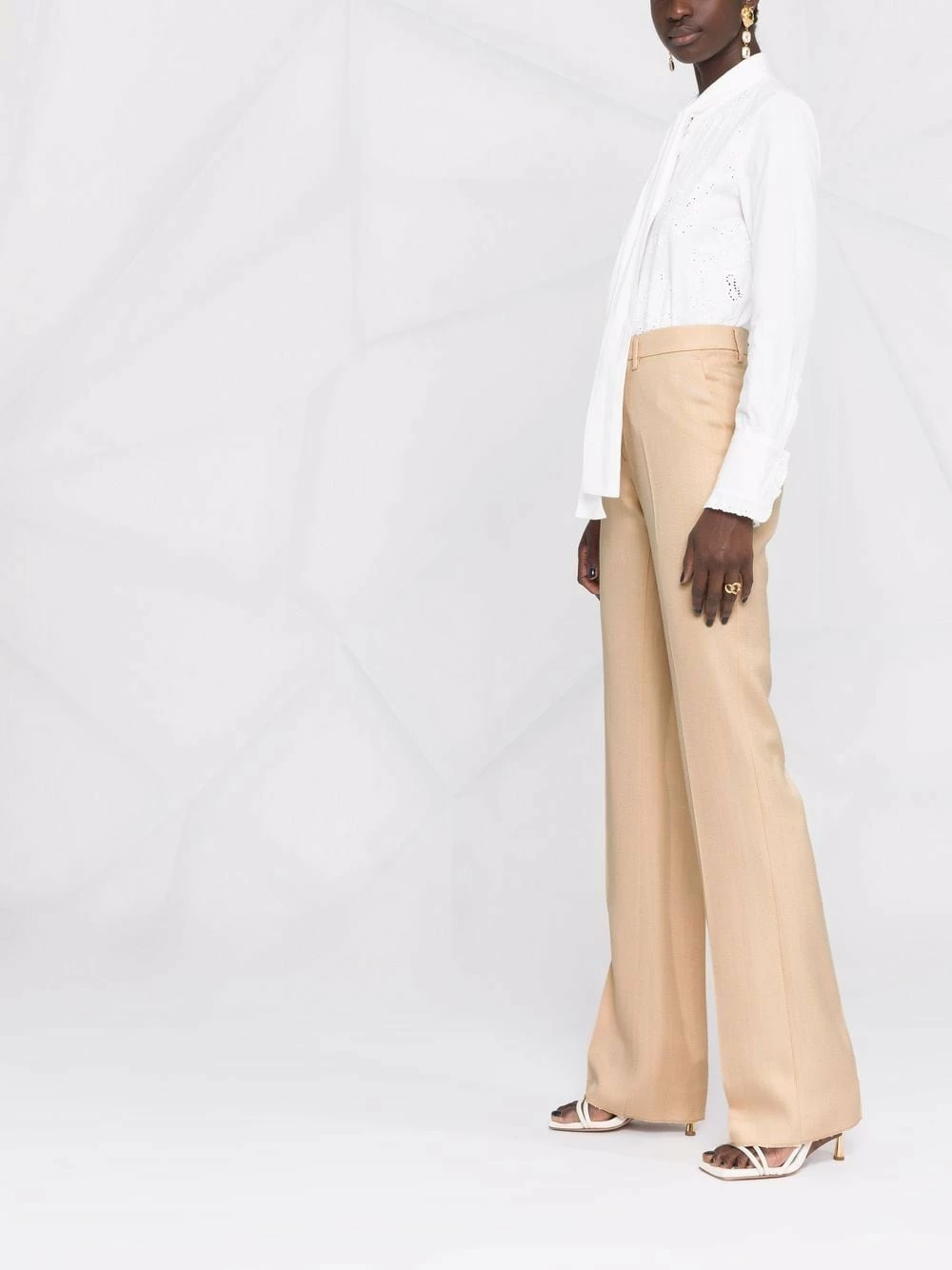 ETRO Pantalon de tailleur à plis marqués Marchandise de première qualité pantalons évasés femme 6 ETRO pantalon de tailleur à plis marqués
