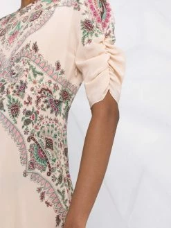 ETRO robe à motif cachemire