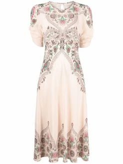 ETRO robe à motif cachemire