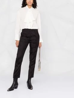 ETRO blouse drapée à col noué