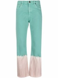 ETRO jean tie-dye à coupe droite