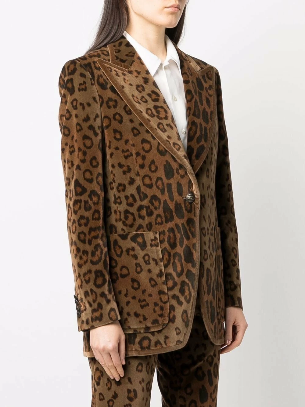 Prix Distinctifs ETRO Veste en velours à imprimé léopard blazers femme 3 ETRO veste en velours à imprimé léopard