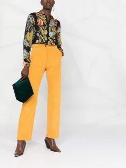 ETRO chemise en soie à fleurs